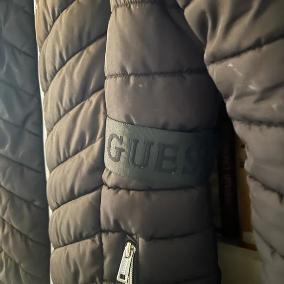 GUESS Black Puffer Jacket - Picture 3 of 7